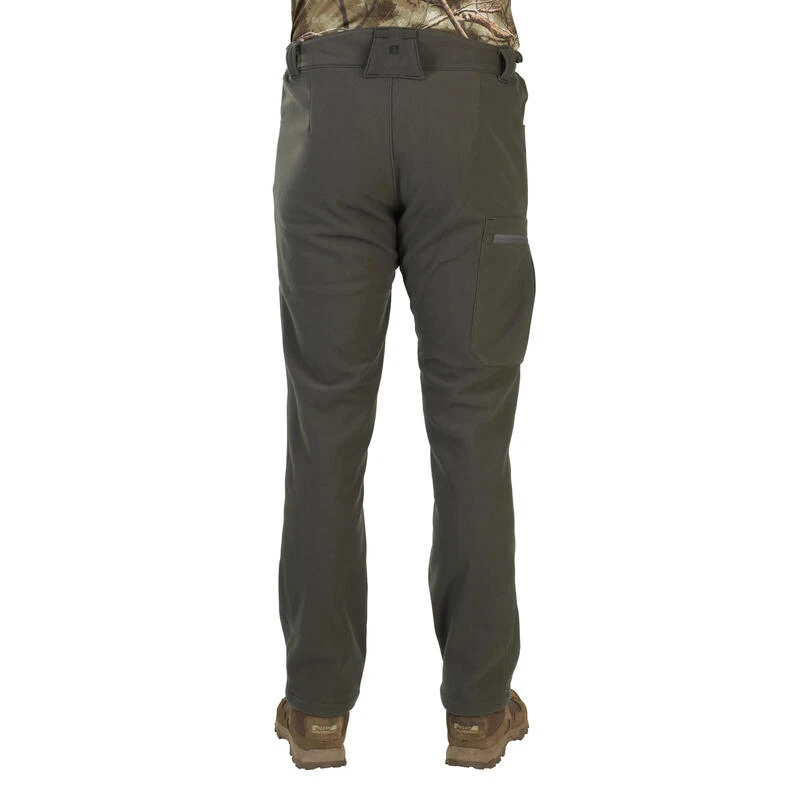 PANTALON CHASSE CHAUD SILENCIEUX POLAIRE VERT 100 8 PANTALON CHASSE CHAUD SILENCIEUX POLAIRE VERT 100 – Image 6