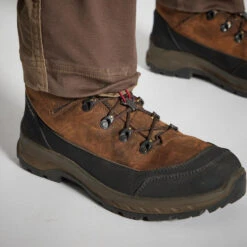 PANTALON CHASSE FEMME RESPIRANT 500 MARRON -Équipement De Chasse pantalon chasse femme respirant 500 marron 4