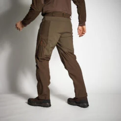 Équipement De Chasse -Équipement De Chasse pantalon chasse impermeable renfort marron 900 becasse 1