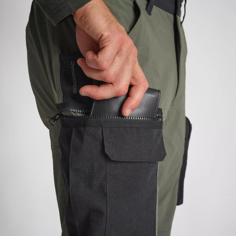 Pantalon Chasse Léger Résistant Et Respirant Homme - 900 Vert 6 Pantalon Chasse Léger Résistant Et Respirant Homme - 900 Vert – Image 4