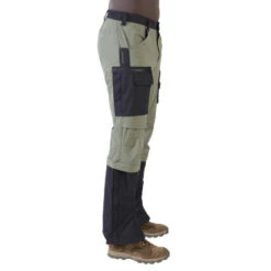 Pantalon Chasse Léger, Résistant Et Respirant Homme - Steppe 920 Guêtres Vert -Équipement De Chasse pantalon chasse leger resistant et respirant homme steppe 920 guetres vert 4