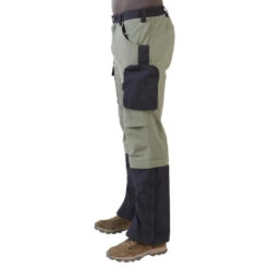 Pantalon Chasse Léger, Résistant Et Respirant Homme - Steppe 920 Guêtres Vert -Équipement De Chasse pantalon chasse leger resistant et respirant homme steppe 920 guetres vert 5