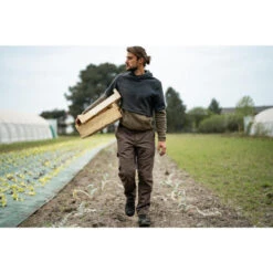 PANTALON CHAUD RESISTANT 500 MARRON -Équipement De Chasse pantalon chaud resistant 500 marron 1