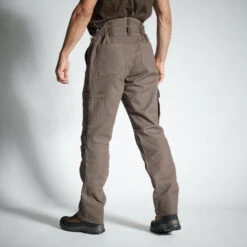 PANTALON CHAUD RESISTANT 500 MARRON -Équipement De Chasse pantalon chaud resistant 500 marron 2