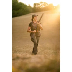 PANTALON FEMME 500 LEGER RESPIRANT MARRON -Équipement De Chasse pantalon femme 500 leger respirant marron 1