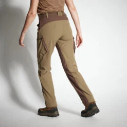 PANTALON FEMME 500 LEGER RESPIRANT MARRON -Équipement De Chasse pantalon femme 500 leger respirant marron 2