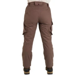 PANTALON FEMME CHASSE CHAUD IMPERMÉABLE MARRON 500 -Équipement De Chasse pantalon femme chasse chaud impermeable marron 500 4