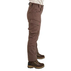 PANTALON FEMME CHASSE CHAUD IMPERMÉABLE MARRON 500 -Équipement De Chasse pantalon femme chasse chaud impermeable marron 500 5