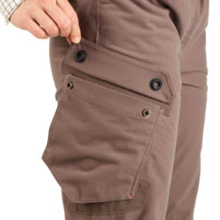 PANTALON FEMME CHASSE CHAUD IMPERMÉABLE MARRON 500 -Équipement De Chasse pantalon femme chasse chaud impermeable marron 500 9