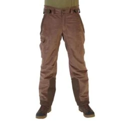 PANTALON IMPERMÉABLE CHAUD 900 MARRON -Équipement De Chasse pantalon impermeable chaud 900 marron 2