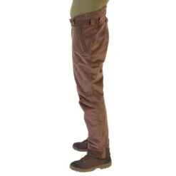 PANTALON IMPERMÉABLE CHAUD 900 MARRON -Équipement De Chasse pantalon impermeable chaud 900 marron 4