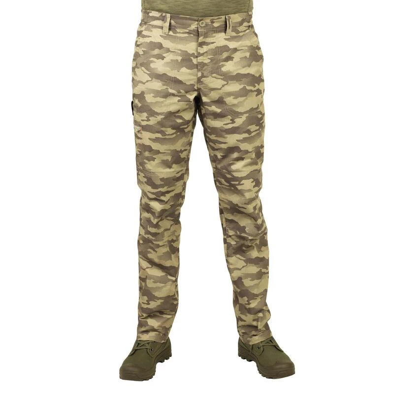 Pantalon Léger Chasse Homme - 100 Camouflage Island Vert 4 Pantalon Léger Chasse Homme - 100 Camouflage Island Vert – Image 2
