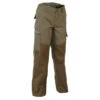PANTALON RENFORT JUNIOR - 100 VERT ET MARRON 1 PANTALON RENFORT JUNIOR - 100 VERT ET MARRON -Équipement De Chasse pantalon renfort junior 100 vert et marron