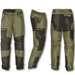 PANTALON RESPIRANT ET RESISTANT 520 VERT 20 PANTALON RESPIRANT ET RESISTANT 520 VERT -Équipement De Chasse pantalon respirant et resistant 520 vert 8