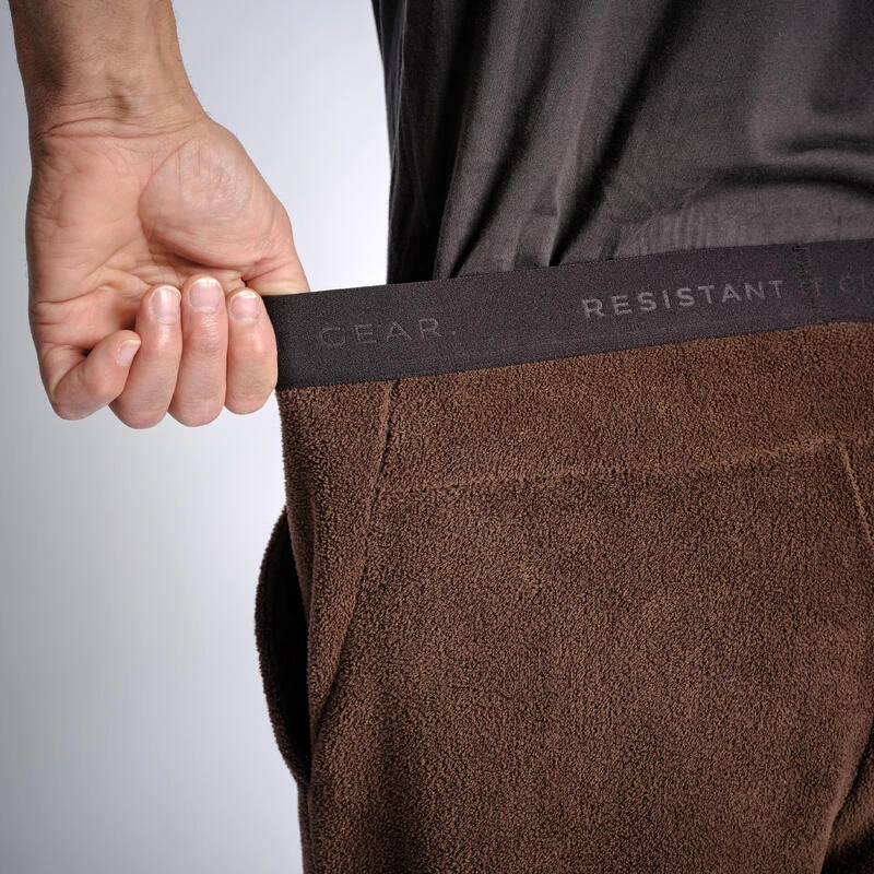 PANTALON SOUS VÊTEMENT POLAIRE 500 MARRON 7 PANTALON SOUS VÊTEMENT POLAIRE 500 MARRON – Image 5