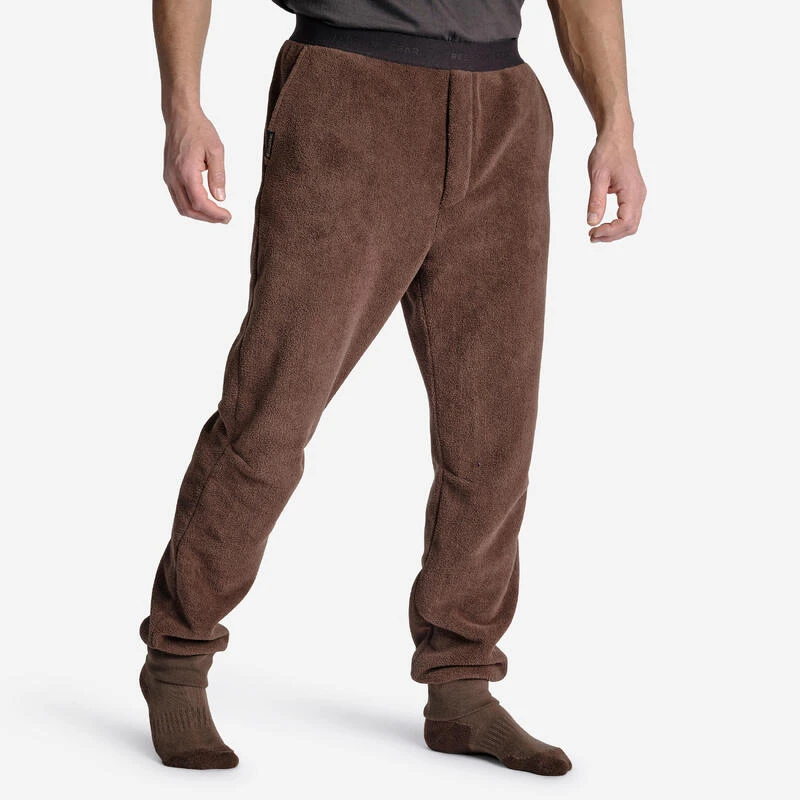 PANTALON SOUS VÊTEMENT POLAIRE 500 MARRON 3 PANTALON SOUS VÊTEMENT POLAIRE 500 MARRON