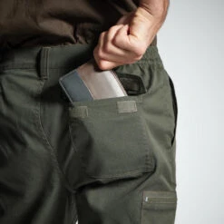 PANTALON STEPPE 300 SECOND CHOIX VERT -Équipement De Chasse pantalon steppe 300 second choix vert 6