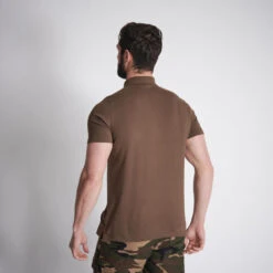 POLO 500 MARRON 7 POLO 500 MARRON -Équipement De Chasse polo 500 marron 1