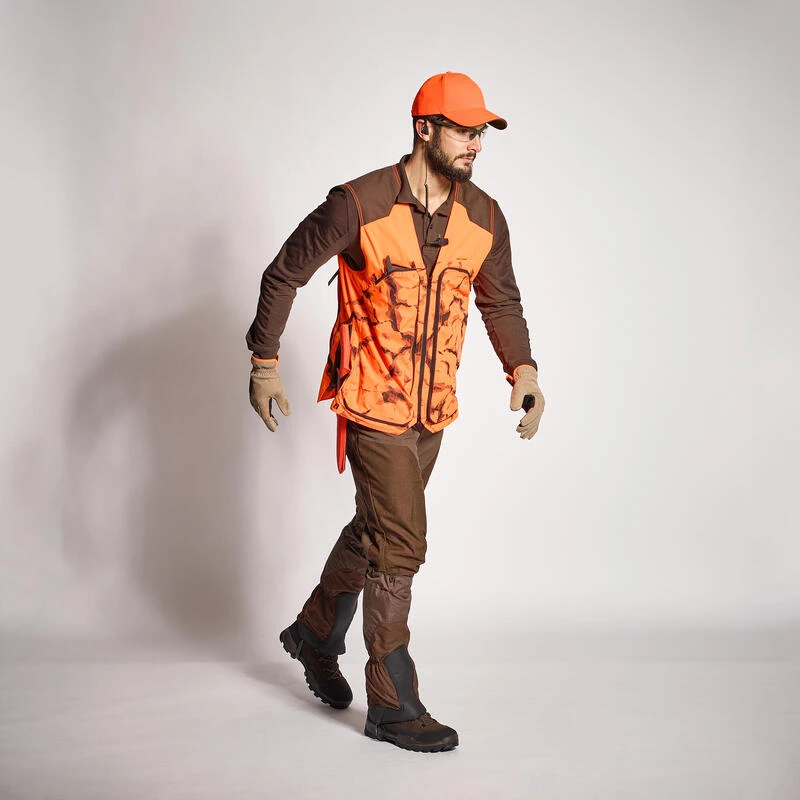 POLO MANCHES LONGUES RENFORT MARRON 100 8 POLO MANCHES LONGUES RENFORT MARRON 100 – Image 6