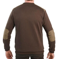 PULL CHASSE MARRON 500 -Équipement De Chasse pull chasse marron 500 4
