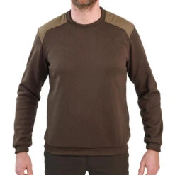 PULL CHASSE MARRON 500 -Équipement De Chasse pull chasse marron 500 5