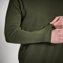 PULL CHASSE VERT 100 7 PULL CHASSE VERT 100 -Équipement De Chasse pull chasse vert 100 2