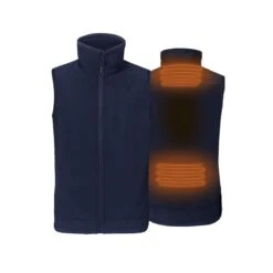 Set Gilet Softshell Chauffant Coupe Droite 5V