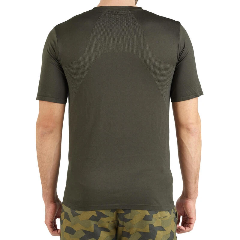 T-shirt Chasse Manches Courtes Léger Et Respirant Homme - 500 Vert 6 T-shirt Chasse Manches Courtes Léger Et Respirant Homme - 500 Vert – Image 4