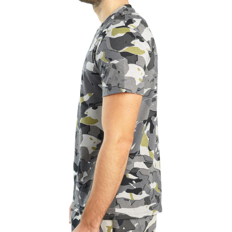 T-shirt Manches Courtes Chasse 100 Camouflage WL V1 Gris 8 T-shirt Manches Courtes Chasse 100 Camouflage WL V1 Gris – Image 6