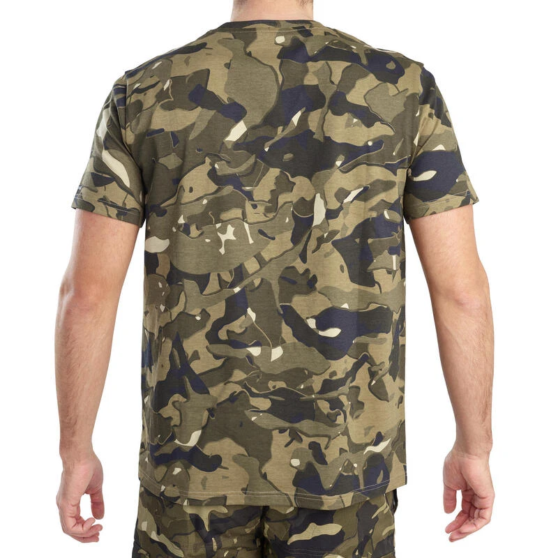 T-shirt Manches Courtes Chasse 100 Camouflage WL V1 Vert 5 T-shirt Manches Courtes Chasse 100 Camouflage WL V1 Vert – Image 3