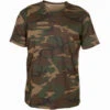 No Brand T-shirt Manches Courtes Chasse Camouflage Vert