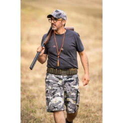 T-shirt Manches Courtes Coton Homme - 100 Carbon Gris -Équipement De Chasse t shirt manches courtes coton homme 100 carbon gris 2