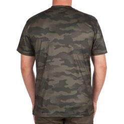T-shirt Manches Courtes Respirant Chasse 100 Camouflage Kaki -Équipement De Chasse t shirt manches courtes respirant chasse 100 camouflage kaki 4