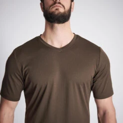 T-shirt Manches Courtes Respirant Chasse Homme 100 Marron Foncé 9 T-shirt Manches Courtes Respirant Chasse Homme 100 Marron Foncé -Équipement De Chasse t shirt manches courtes respirant chasse homme 100 marron fonce 2