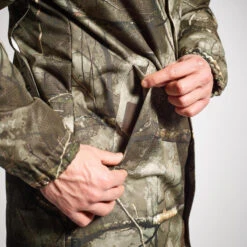 VESTE CHASSE CHAUDE IMPERMÉABLE 100 TREEMETIC -Équipement De Chasse veste chasse chaude impermeable 100 treemetic 4