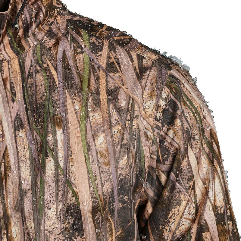 Veste Chasse Imperméable 100 Camouflage Marais 9 Veste Chasse Imperméable 100 Camouflage Marais – Image 7