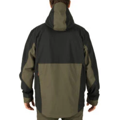 VESTE CHASSE IMPERMEABLE RENFORT VERTE 500 -Équipement De Chasse veste chasse impermeable renfort verte 500 2