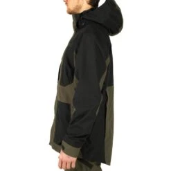 VESTE CHASSE IMPERMEABLE RENFORT VERTE 500 -Équipement De Chasse veste chasse impermeable renfort verte 500 3