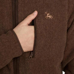 VESTE CHASSE POLAIRE VERNEY CARRON MARRON -Équipement De Chasse veste chasse polaire verney carron marron 7