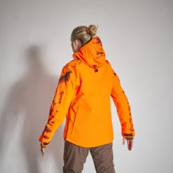 VESTE CHASSE SUPERTRACK FEMME RESISTANTE IMPERMEABLE ORANGE FLUO 500 14 VESTE CHASSE SUPERTRACK FEMME RESISTANTE IMPERMEABLE ORANGE FLUO 500 -Équipement De Chasse veste chasse supertrack femme resistante impermeable orange fluo 500 2