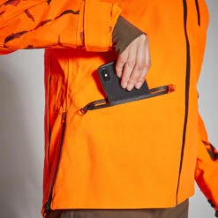 VESTE CHASSE SUPERTRACK FEMME RESISTANTE IMPERMEABLE ORANGE FLUO 500 17 VESTE CHASSE SUPERTRACK FEMME RESISTANTE IMPERMEABLE ORANGE FLUO 500 -Équipement De Chasse veste chasse supertrack femme resistante impermeable orange fluo 500 5
