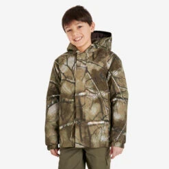 VESTE CHAUDE JUNIOR 100 CAMOUFLAGE TREEMETIC 11 VESTE CHAUDE JUNIOR 100 CAMOUFLAGE TREEMETIC -Équipement De Chasse veste chaude junior 100 camouflage treemetic 1