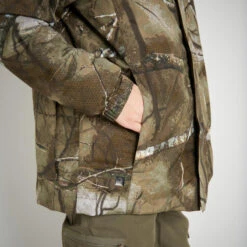 VESTE CHAUDE JUNIOR 100 CAMOUFLAGE TREEMETIC 13 VESTE CHAUDE JUNIOR 100 CAMOUFLAGE TREEMETIC -Équipement De Chasse veste chaude junior 100 camouflage treemetic 3