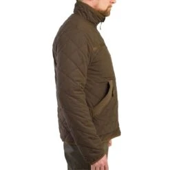 Veste Matelassée Silencieuse Marron 500 -Équipement De Chasse veste matelassee silencieuse marron 500 3