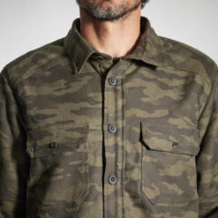 VESTE MOUTONNÉE TYPE SURCHEMISE 500 CAMO 18 VESTE MOUTONNÉE TYPE SURCHEMISE 500 CAMO -Équipement De Chasse veste moutonnee type surchemise 500 camo 6