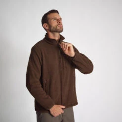 VESTE POLAIRE PRESLY VERNEY CARRON MARRON 12 VESTE POLAIRE PRESLY VERNEY CARRON MARRON -Équipement De Chasse veste polaire presly verney carron marron 3