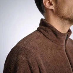 VESTE POLAIRE SOUS VÊTEMENT 500 MARRON -Équipement De Chasse veste polaire sous vetement 500 marron 3