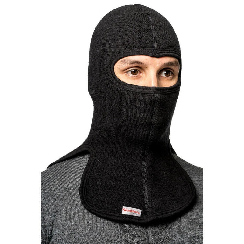 Woolpower Balaclava Merino 400 - Noir 6 Woolpower Balaclava Merino 400 - Noir – Image 4
