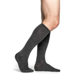 Woolpower Chaussettes En Laine Mérinos Liner Jusqu'au Genou - Gris -Équipement De Chasse woolpower chaussettes en laine merinos liner jusquau genou gris 1