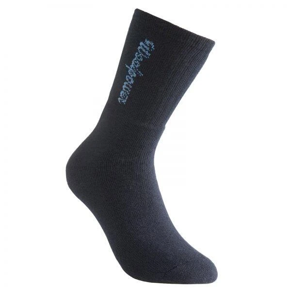 Woolpower Chaussettes Merino Logo Classique 400 - Bleu Marine 6 Woolpower Chaussettes Merino Logo Classique 400 - Bleu Marine – Image 4